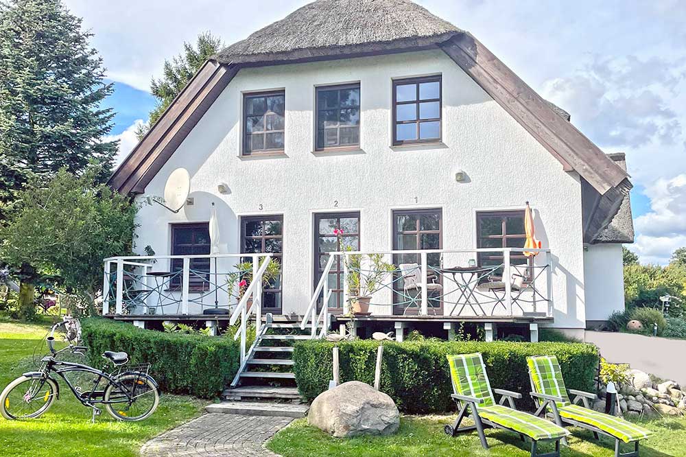 Panoramablick auf Moritzdorf am Selliner See