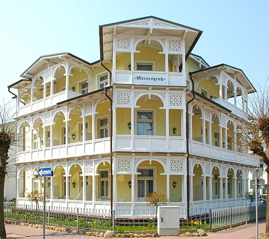 Klassische Bäderarchitektur-Villa in Binz auf Rügen